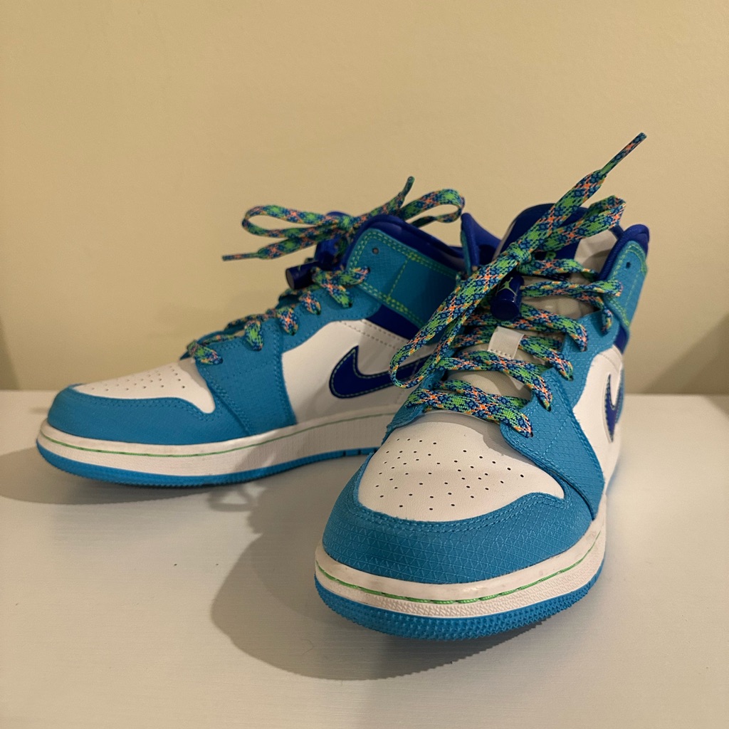 2021 Air Jordan 1 Mid Se Td 'Sprite' Size 5y